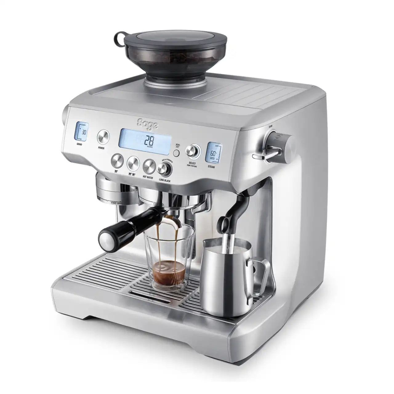 Ground Coffee Society Sage The Oracle Espresso Machine Brushed Stainless Steel