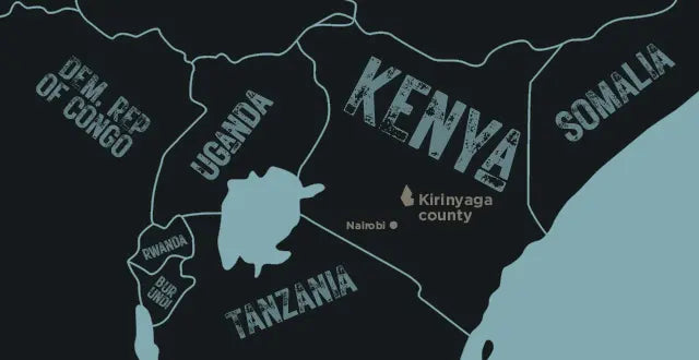 Ground Coffee Society Kenya Kamwangi map