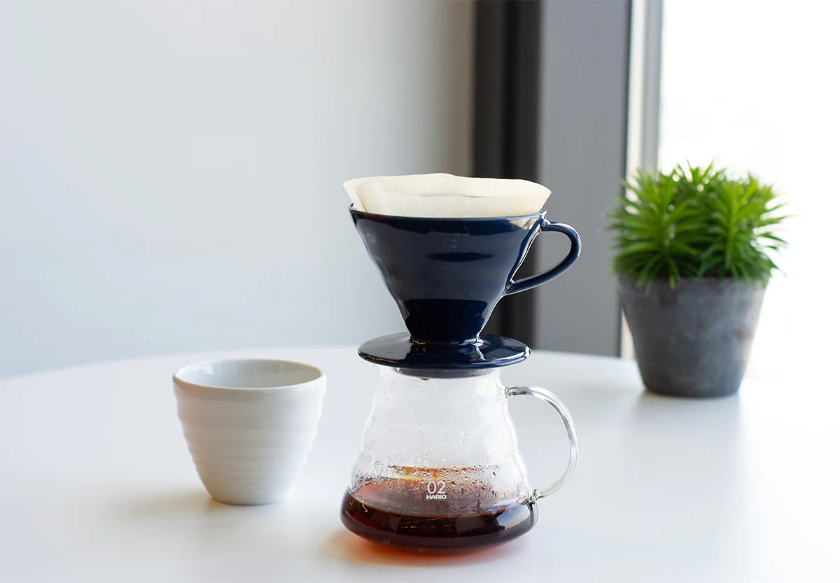 Hario V60 Ceramic Coffee Dripper Size 02 Ground Coffee Society