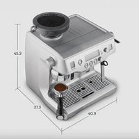 Ground Coffee Society Sage The Oracle Espresso Machine Brushed Stainless Steel Dimensions