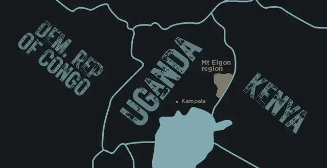 Ground Coffee Society Uganda Sipi Falls maps